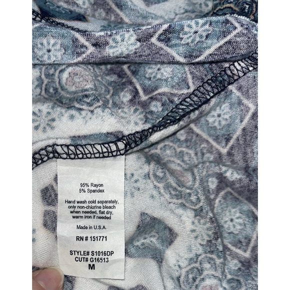 Gilli Maxi Skirt | Medium | Mosaic Flower | Gypsy Blue Boho Multi Color | EUC - Picture 6 of 9